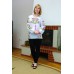 Embroidered blouse "Purple Lilly Mood"